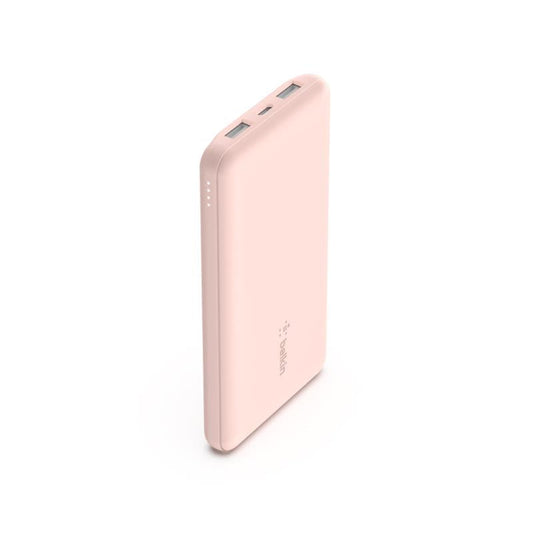 Batería Belkin 10,000 mAh USB-A a USB-C 15W - Rosado