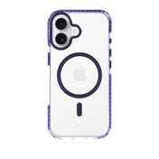 Estuche iCon clear/purple con magsafe para iPhone 16