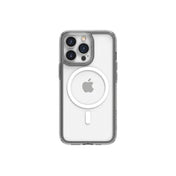 Estuche Patchworks Lumina con magsafe para iPhone 15 Pro - Transparente-Negro