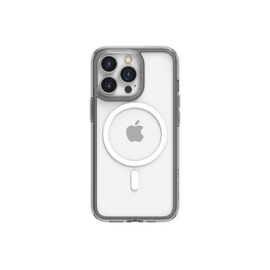 Estuche Patchworks Lumina con magsafe para iPhone 15 Pro - Transparente-Negro