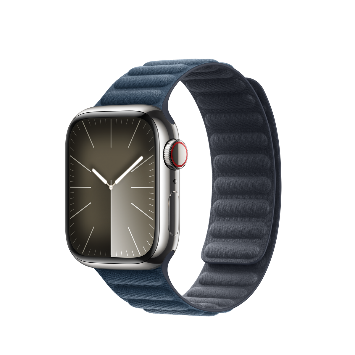 Correa de eslabones magnéticos azul pacífico para caja de 41 mm - M/L