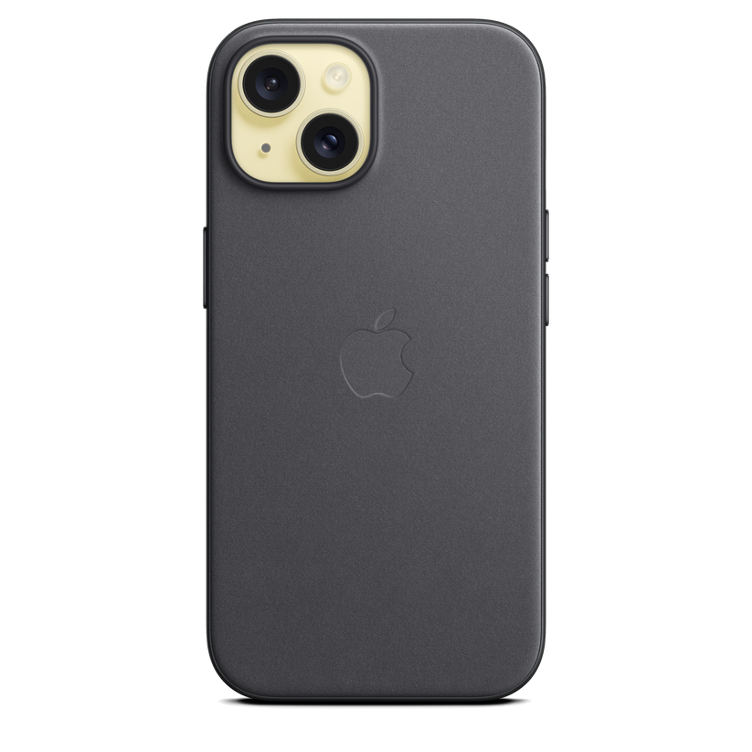 Funda de FineWoven con MagSafe para el iPhone 15 - Negro