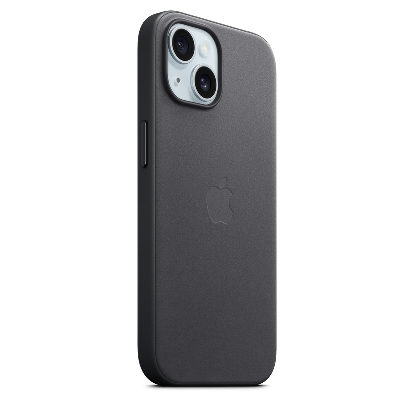 Funda de FineWoven con MagSafe para el iPhone 15 - Negro