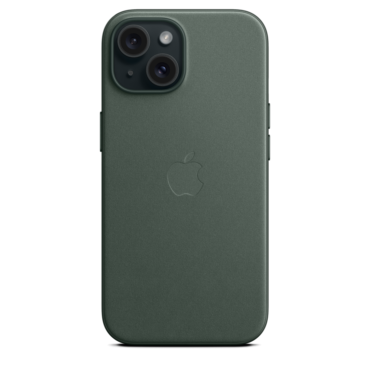 Funda de FineWoven con MagSafe para el iPhone 15 - Verde conífera