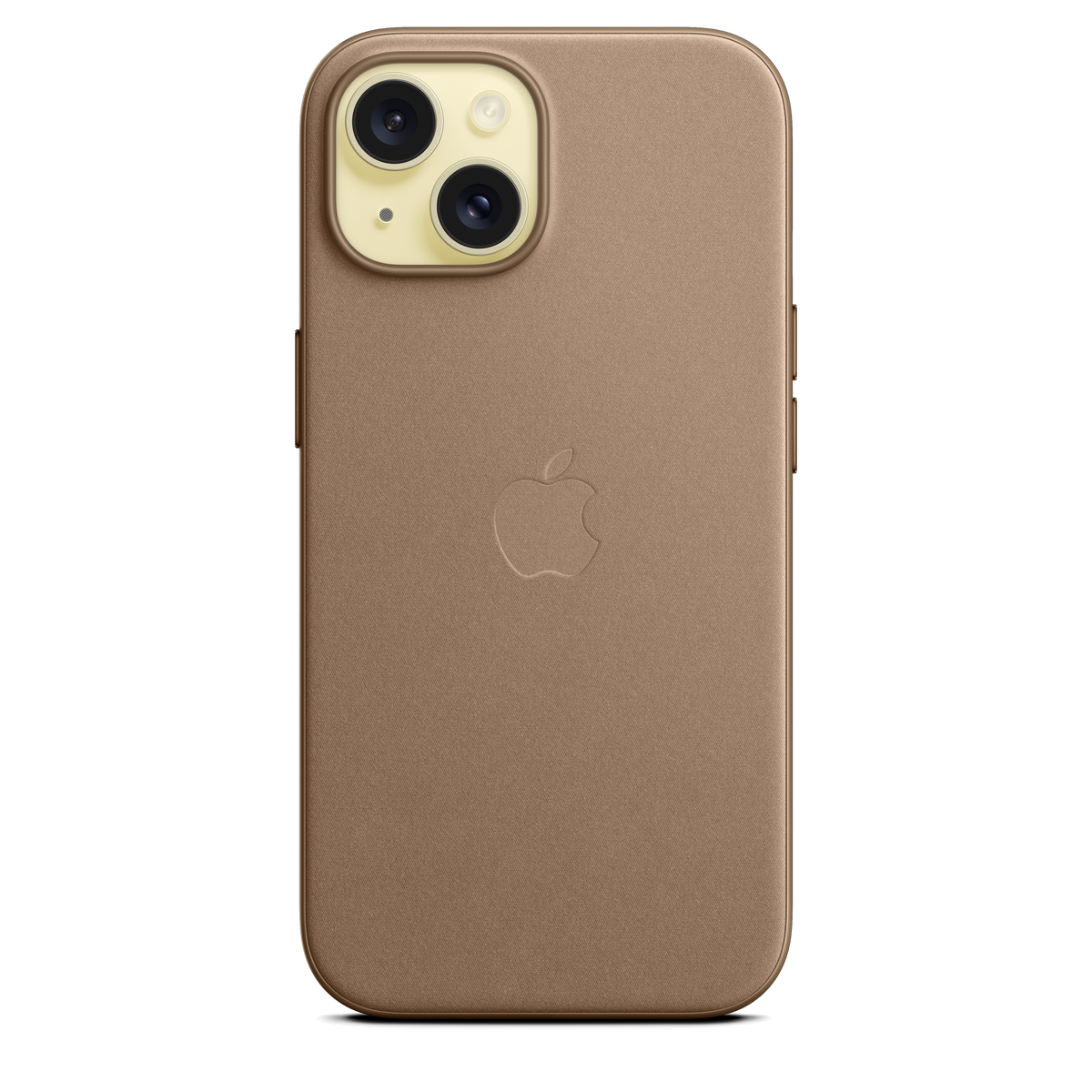 Funda de FineWoven con MagSafe para el iPhone 15 - Color visón