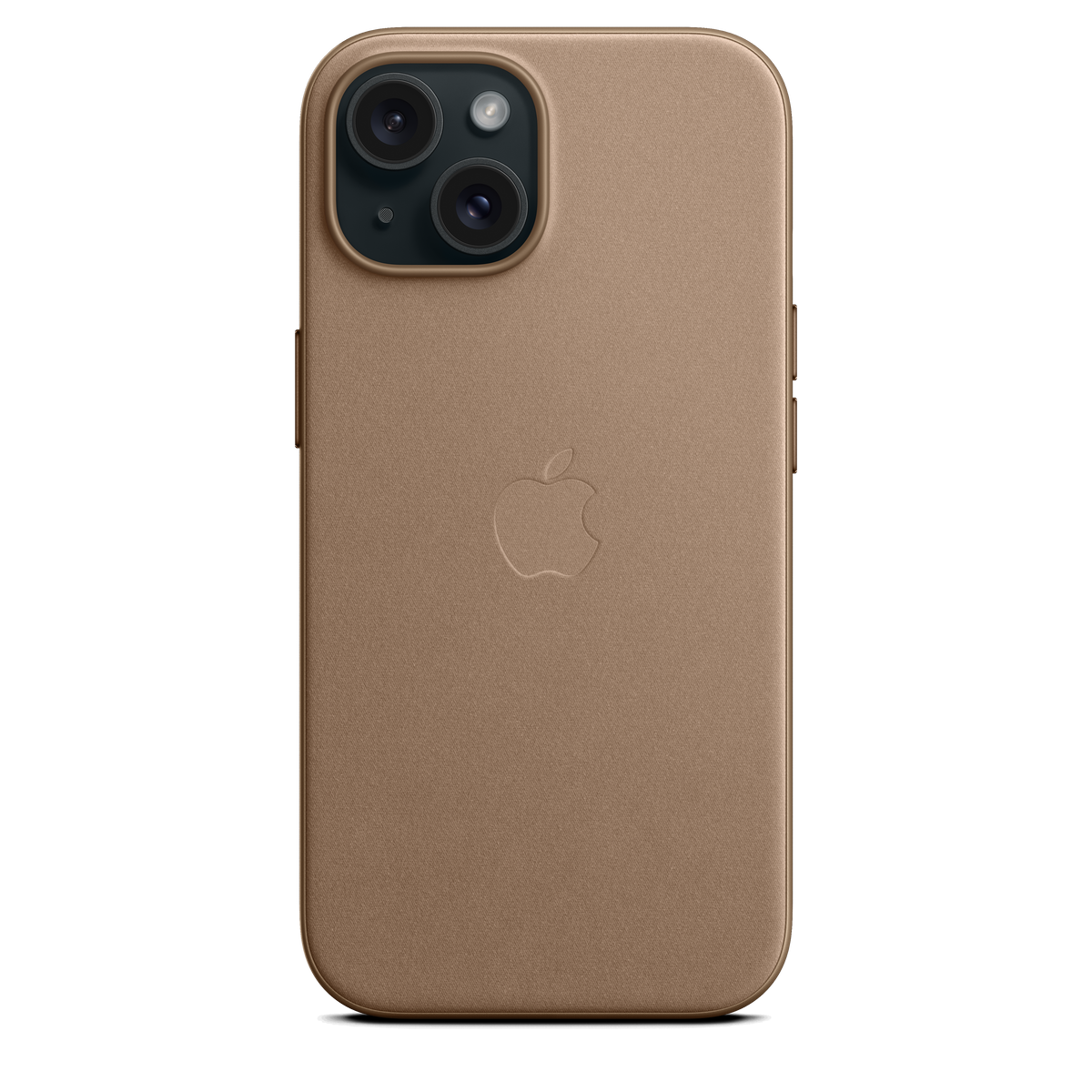 Funda de FineWoven con MagSafe para el iPhone 15 - Color visón