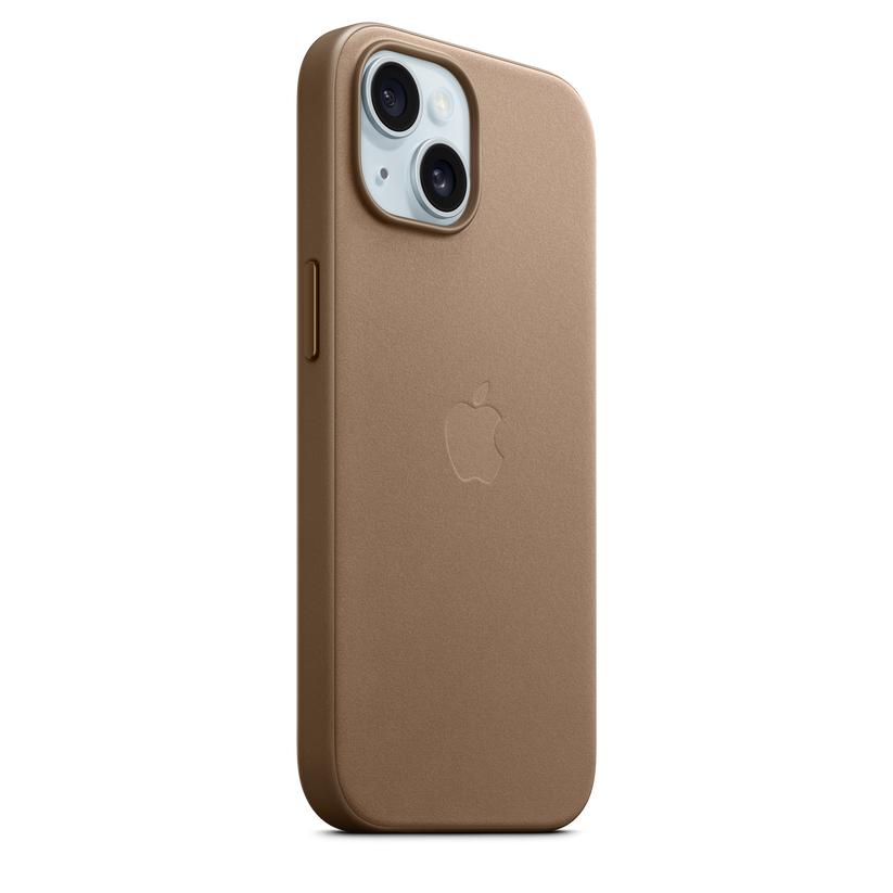 Funda de FineWoven con MagSafe para el iPhone 15 - Color visón
