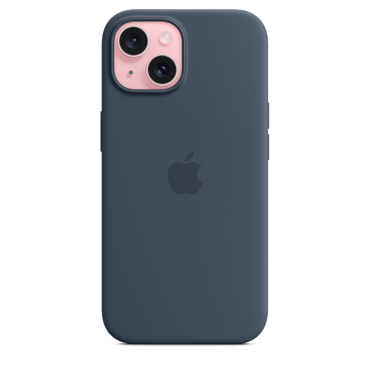 Funda de silicón con MagSafe para el iPhone 15 - Azul tormenta