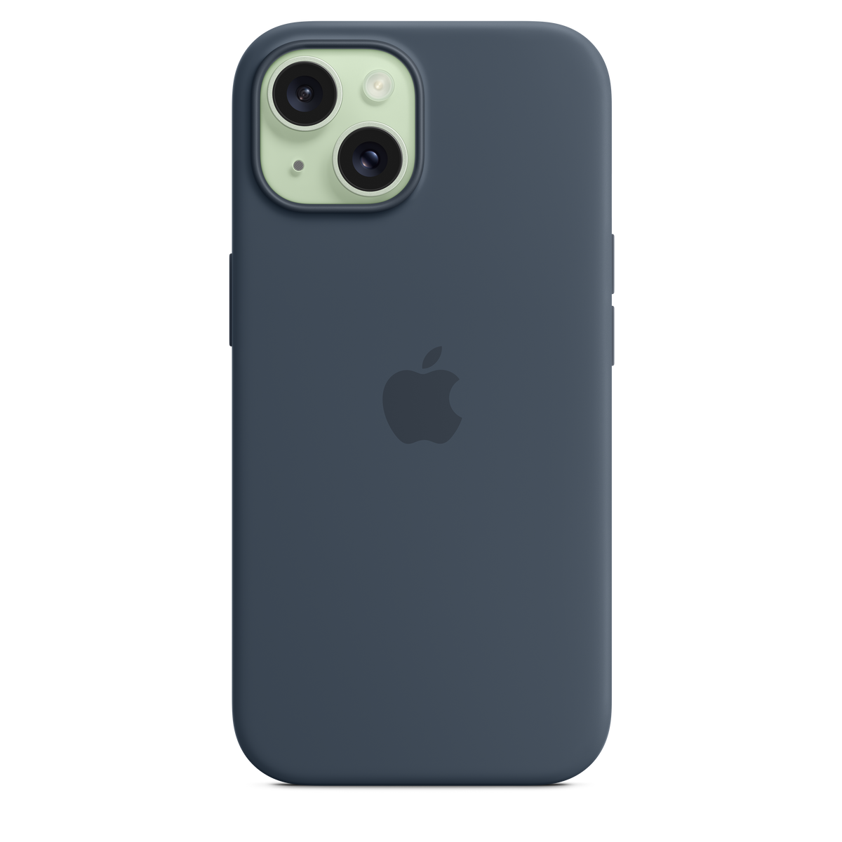 Funda de silicón con MagSafe para el iPhone 15 - Azul tormenta