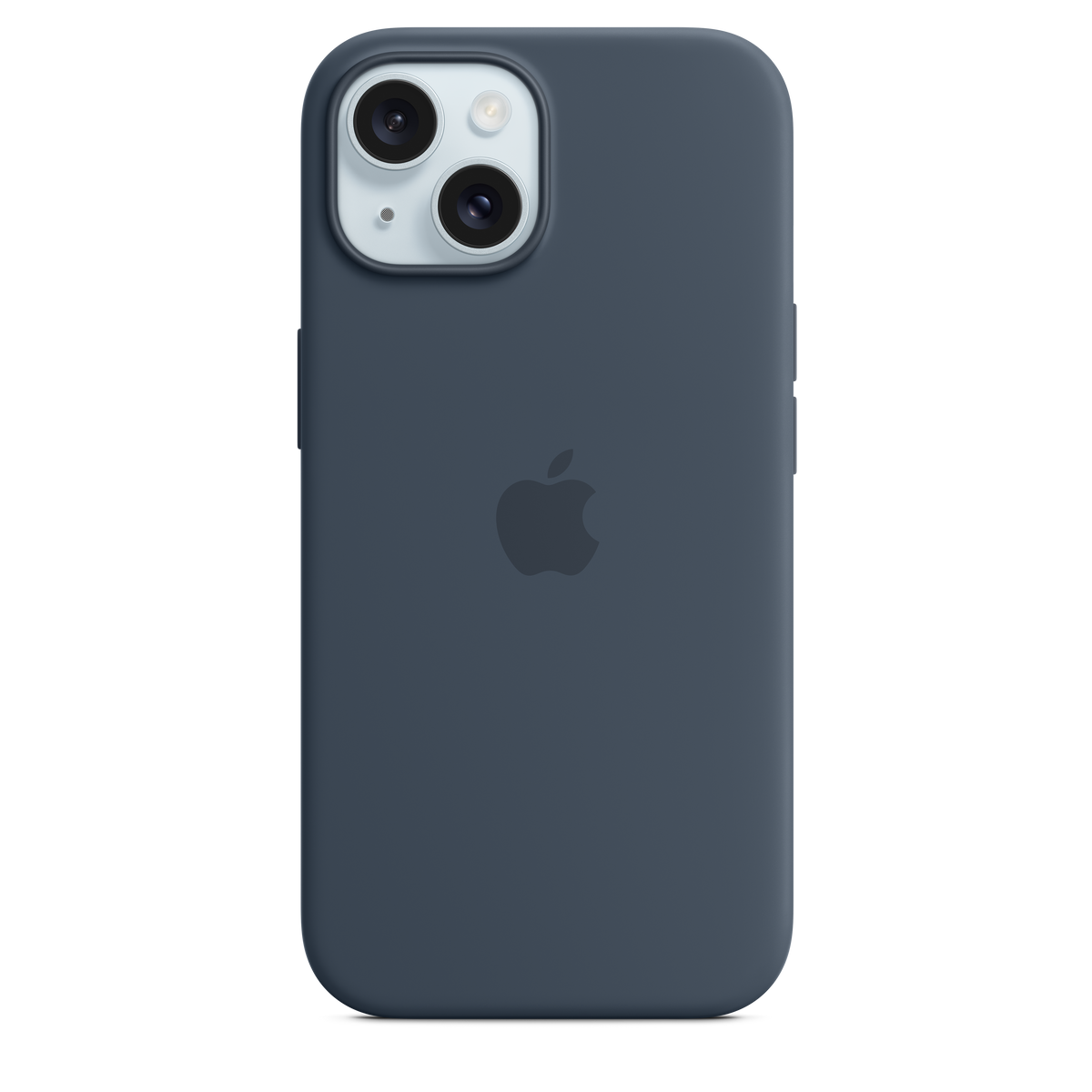 Funda de silicón con MagSafe para el iPhone 15 - Azul tormenta