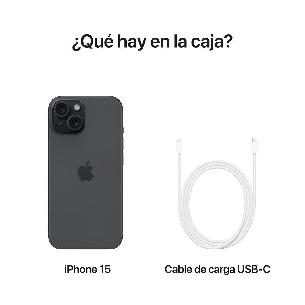 iPhone 15 256 GB Negro