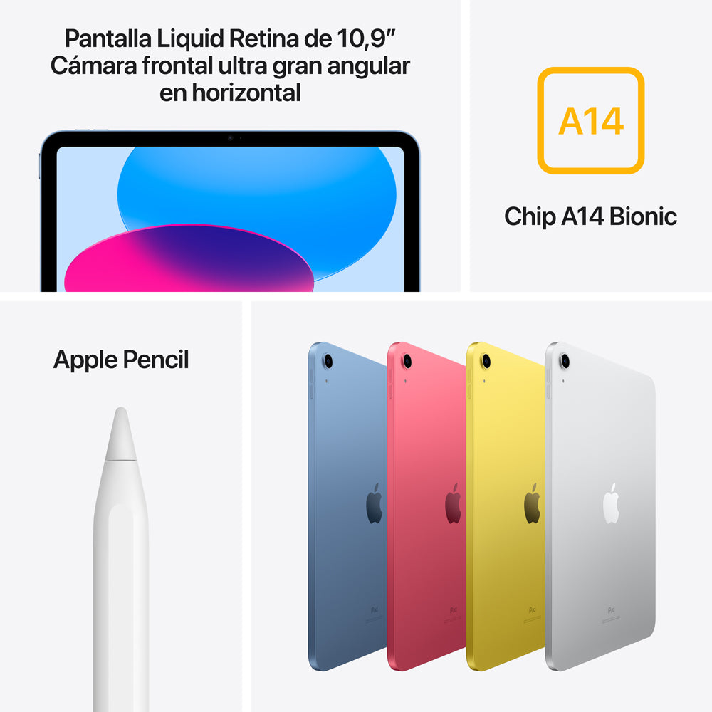 iPad de 10,9 pulgadas Wi-Fi 64 GB - Rosa (10.ª generación)