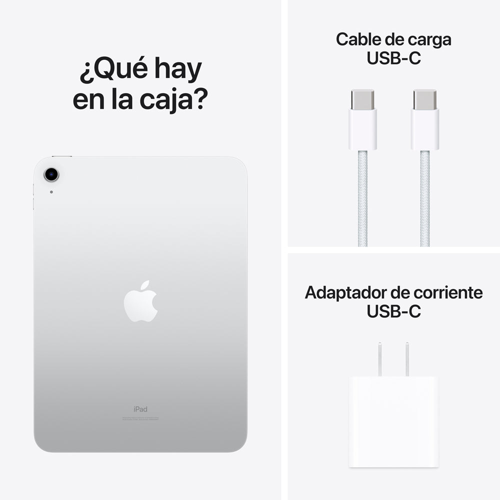 iPad de 10,9 pulgadas Wi-Fi 64 GB - Plata (10.ª generación)