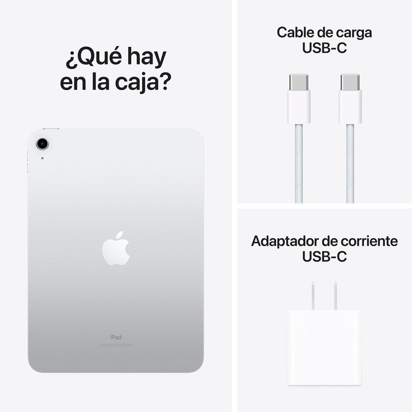 iPad de 10,9 pulgadas Wi-Fi 64 GB - Plata (10.ª generación)