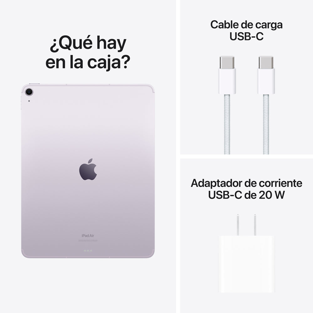 iPad Air de 13 pulgadas Wi-Fi + Cellular 256 GB - Morado (M2)