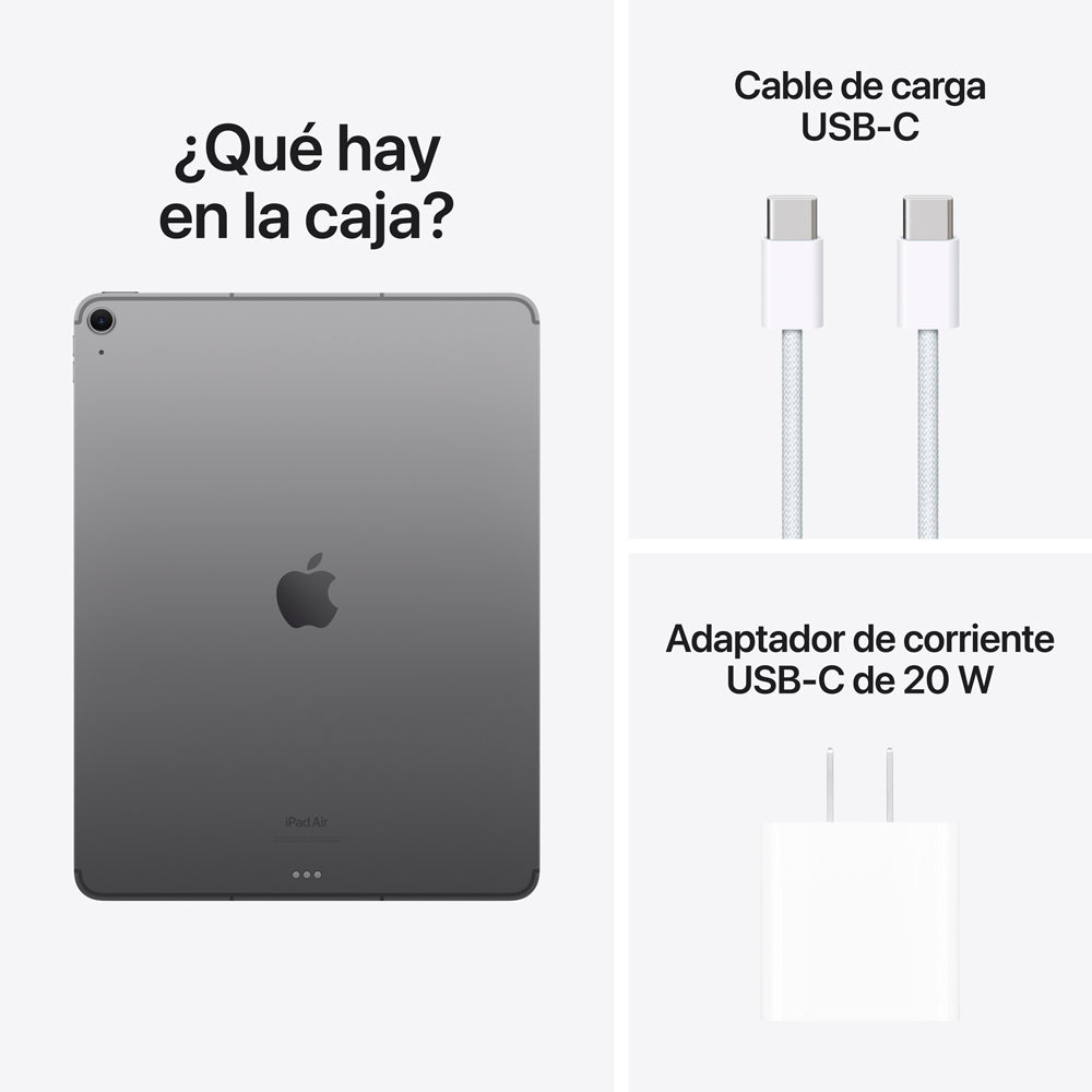 iPad Air de 13 pulgadas Wi-Fi + Cellular 256 GB - Gris espacial (M2)