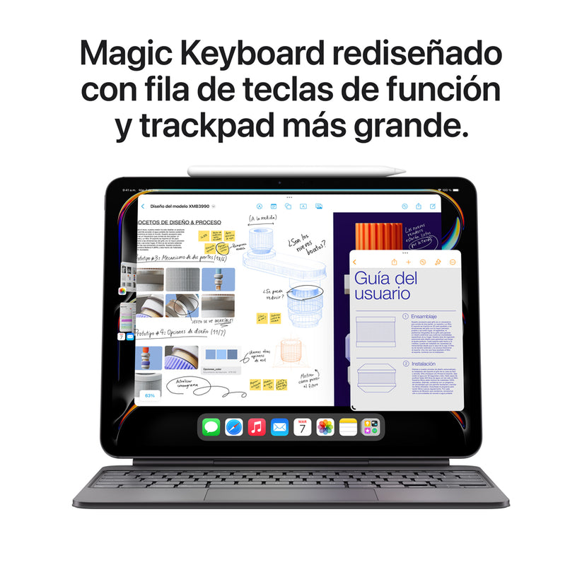 iPad Pro de 11 pulgadas Wi-Fi + Cellular 512 GB Vidrio estándar - Negro espacial (M4)