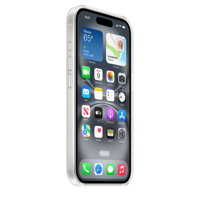 Funda transparente con MagSafe para el iPhone 16