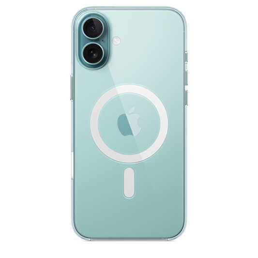 Funda transparente con MagSafe para el iPhone 16 Plus