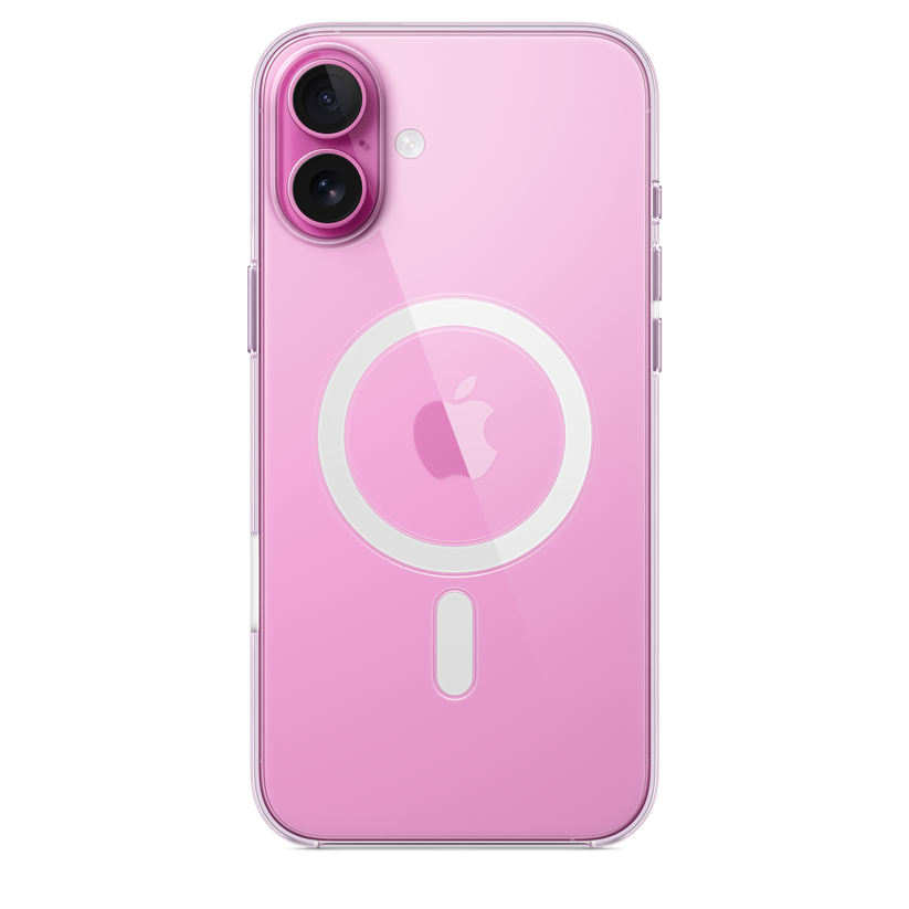 Funda transparente con MagSafe para el iPhone 16 Plus