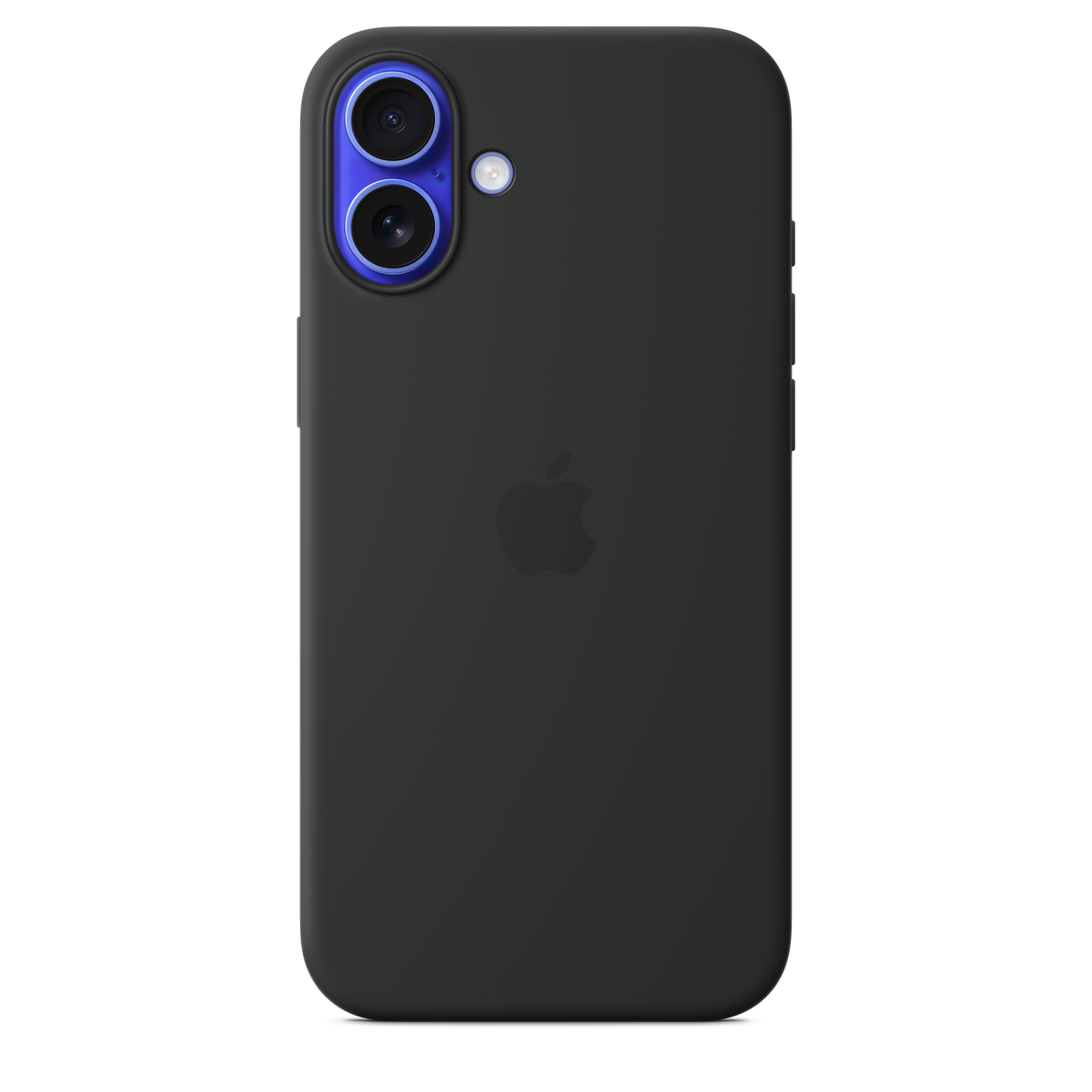 Funda de silicón con MagSafe para el iPhone 16 Plus - Negro