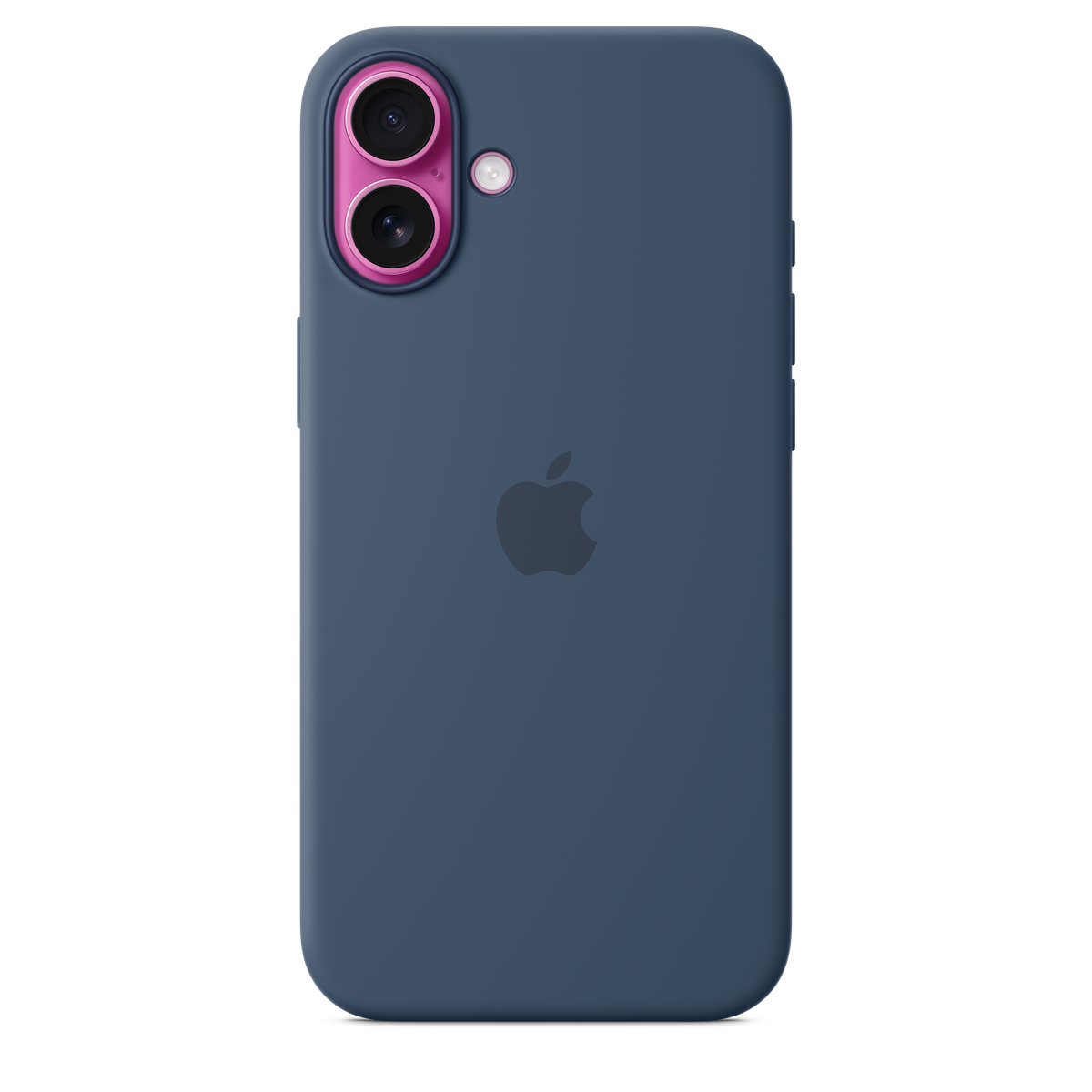 Funda de silicón con MagSafe para el iPhone 16 Plus - Azul denim