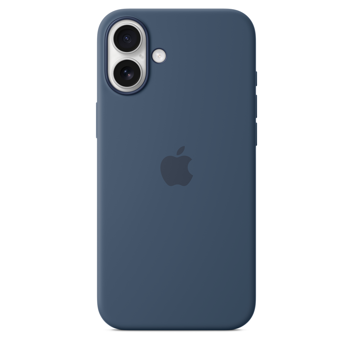 Funda de silicón con MagSafe para el iPhone 16 Plus - Azul denim