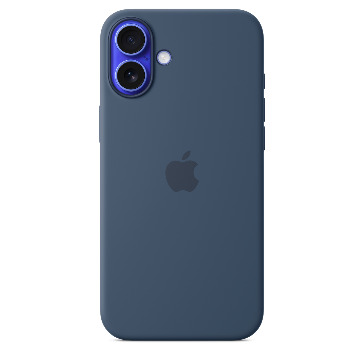 Funda de silicón con MagSafe para el iPhone 16 Plus - Azul denim