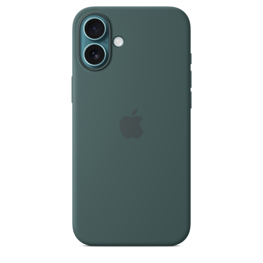 Funda de silicón con MagSafe para el iPhone 16 Plus - Verde lago