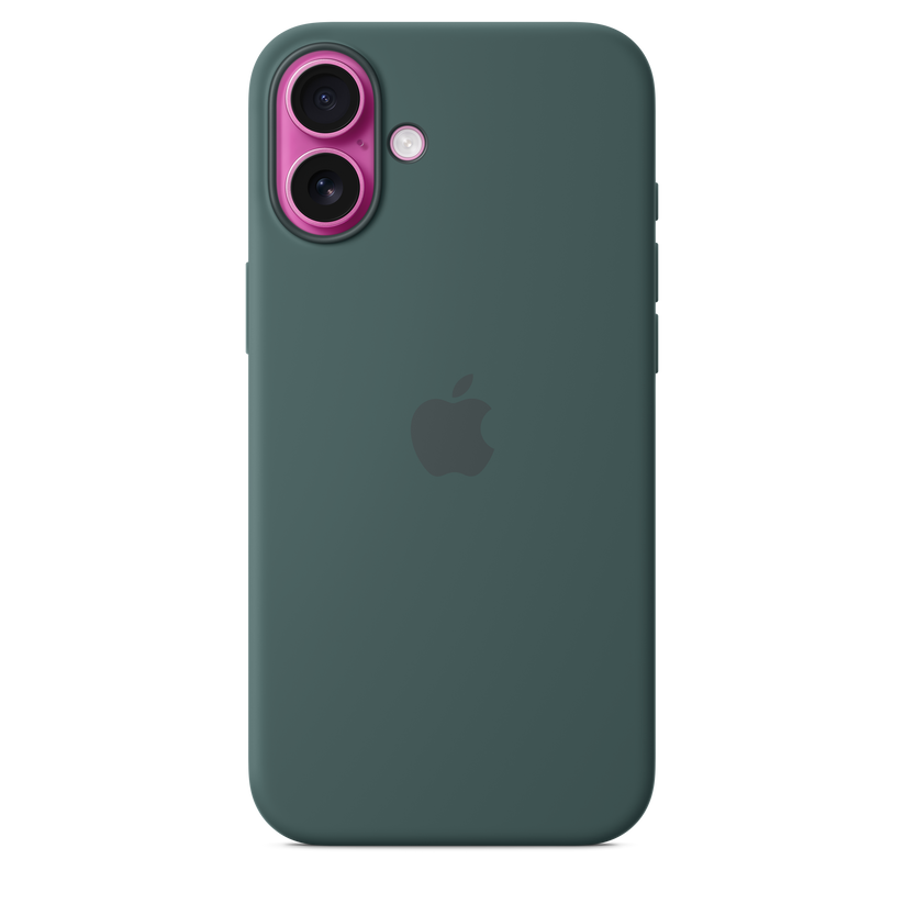 Funda de silicón con MagSafe para el iPhone 16 Plus - Verde lago