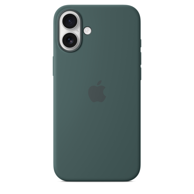 Funda de silicón con MagSafe para el iPhone 16 Plus - Verde lago