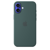 Funda de silicón con MagSafe para el iPhone 16 Plus - Verde lago