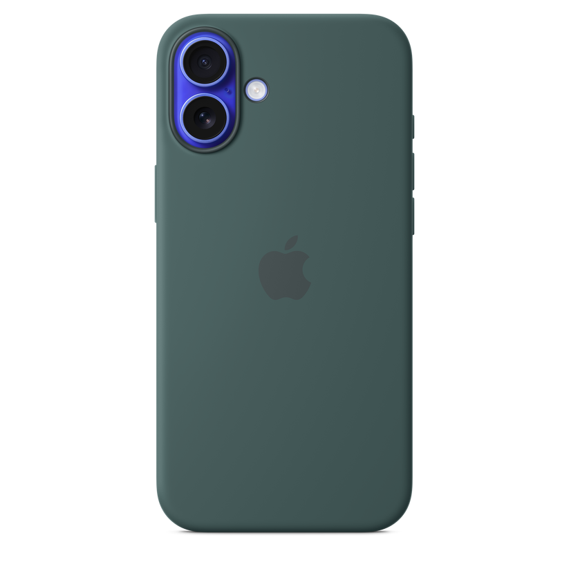 Funda de silicón con MagSafe para el iPhone 16 Plus - Verde lago