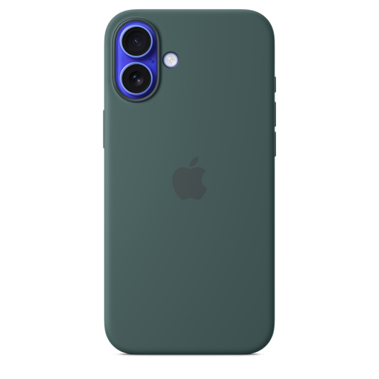 Funda de silicón con MagSafe para el iPhone 16 Plus - Verde lago