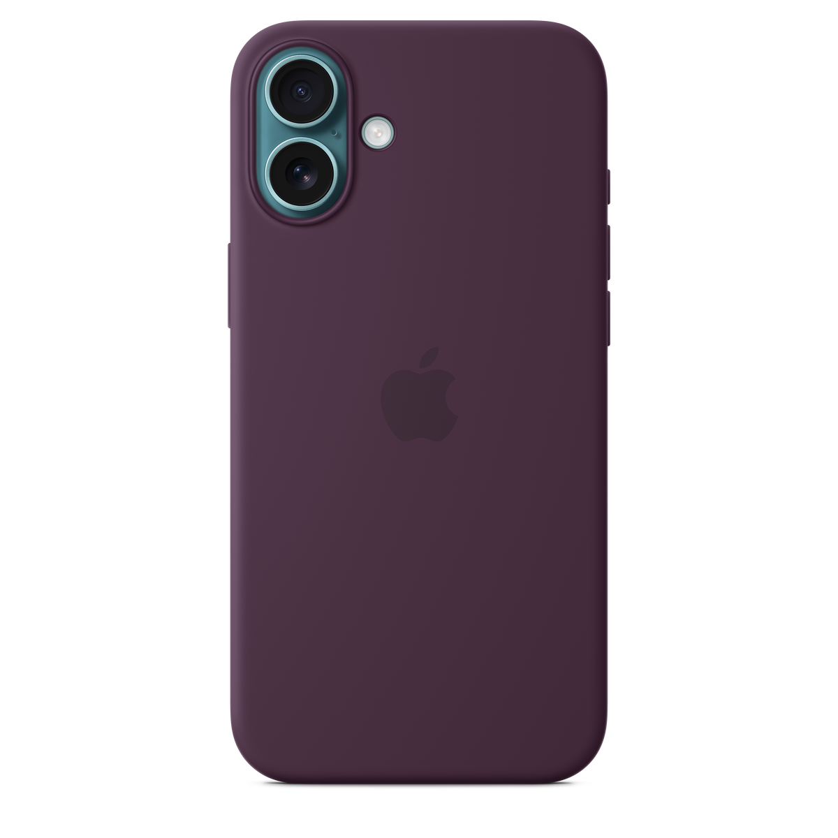 Funda de silicón con MagSafe para el iPhone 16 Plus - Color ciruela