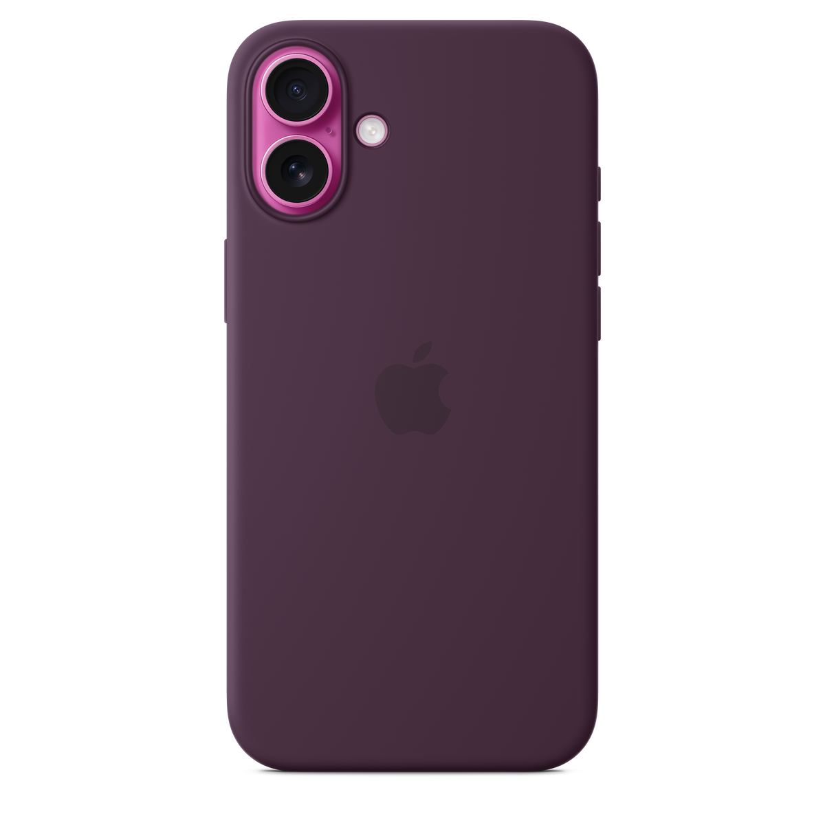 Funda de silicón con MagSafe para el iPhone 16 Plus - Color ciruela