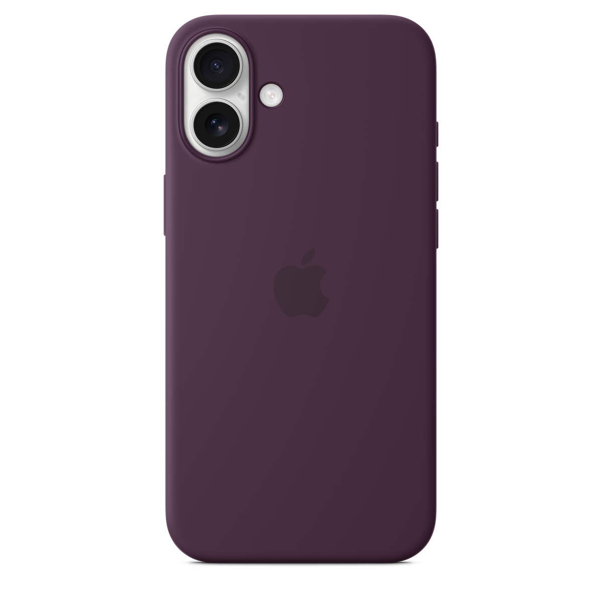 Funda de silicón con MagSafe para el iPhone 16 Plus - Color ciruela