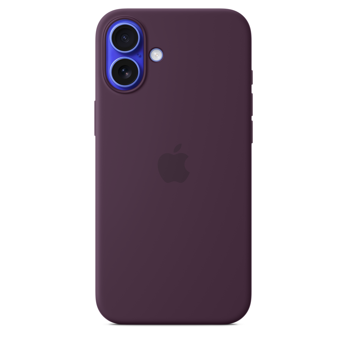 Funda de silicón con MagSafe para el iPhone 16 Plus - Color ciruela