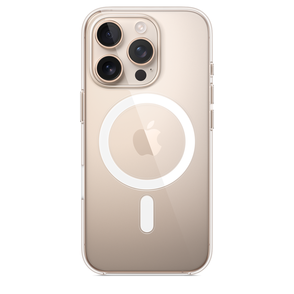 Funda transparente con MagSafe para el iPhone 16 Pro