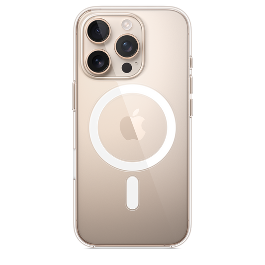 Funda transparente con MagSafe para el iPhone 16 Pro