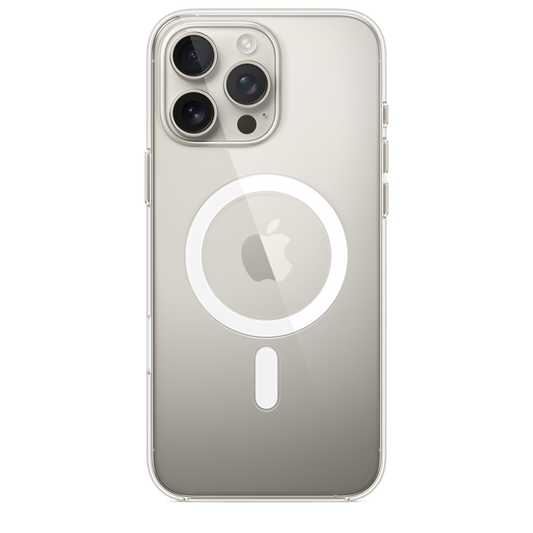Funda transparente con MagSafe para el iPhone 16 Pro Max