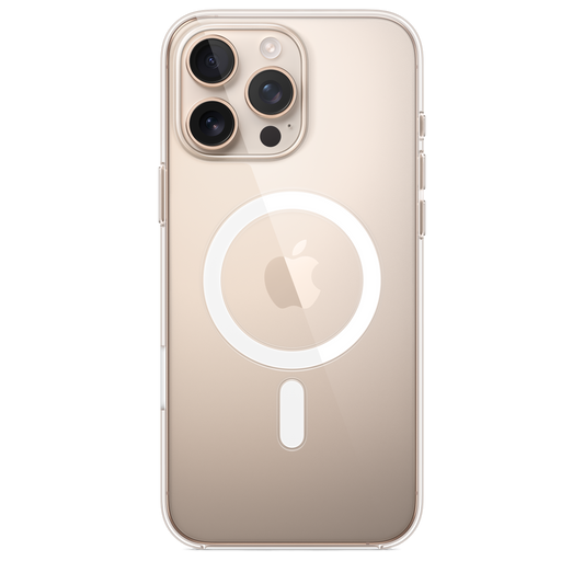 Funda transparente con MagSafe para el iPhone 16 Pro Max