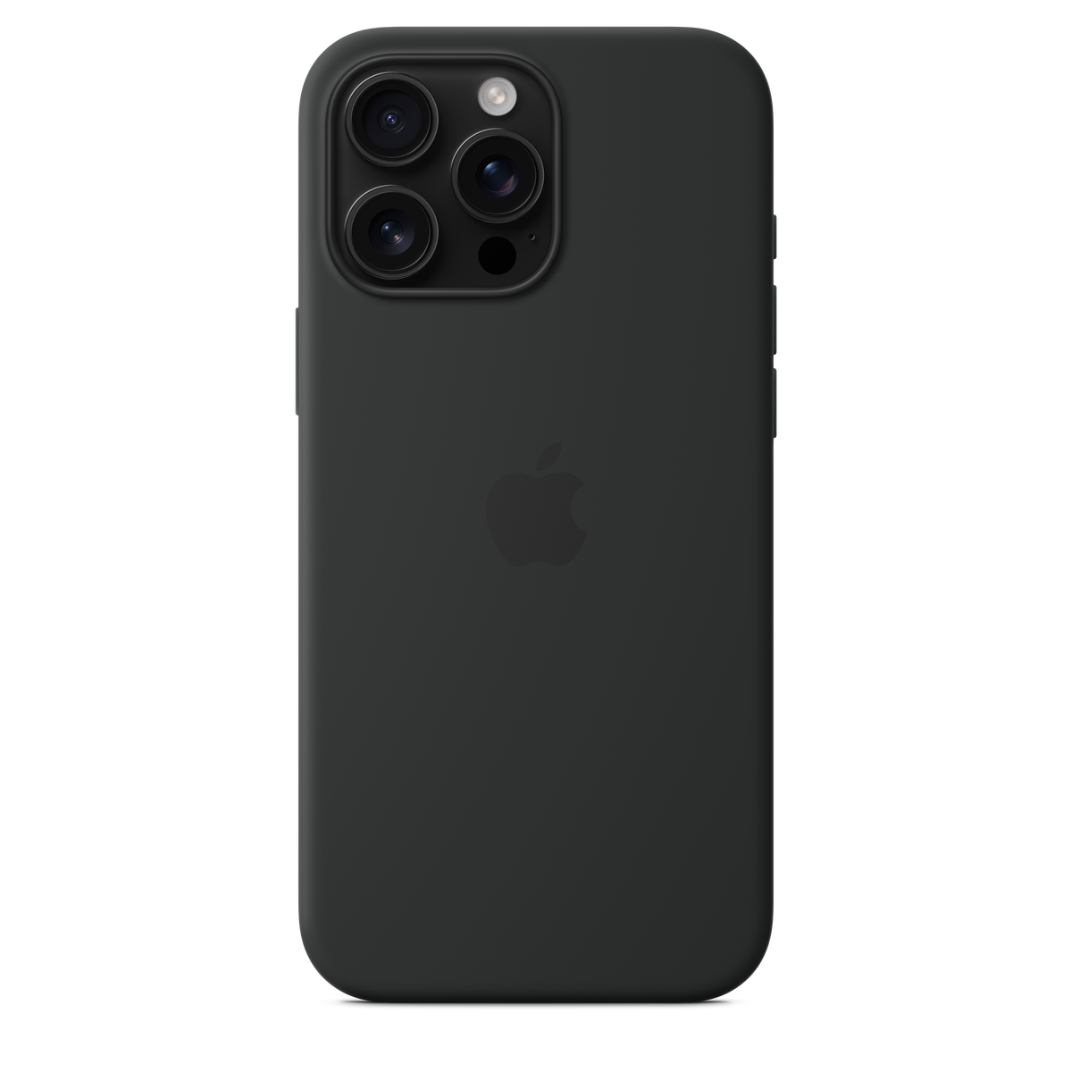 Funda de silicón con MagSafe para el iPhone 16 Pro Max - Negro