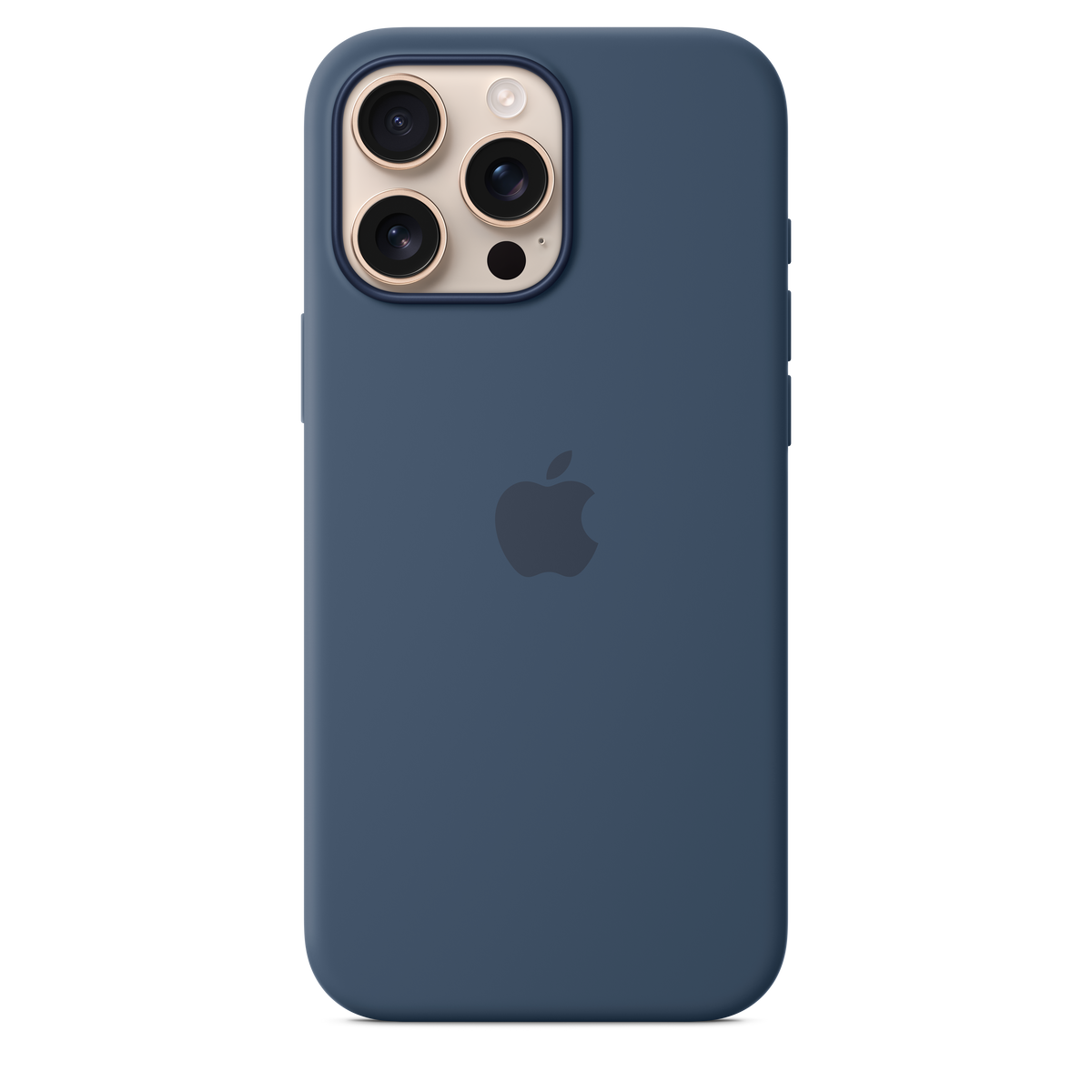 Funda de silicón con MagSafe para el iPhone 16 Pro Max - Azul denim