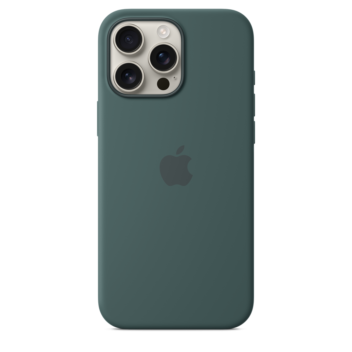 Funda de silicón con MagSafe para el iPhone 16 Pro Max - Verde lago