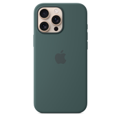 Funda de silicón con MagSafe para el iPhone 16 Pro Max - Verde lago