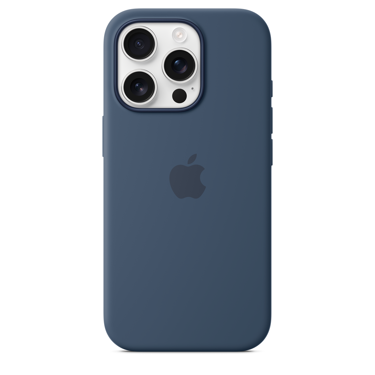 Funda de silicón con MagSafe para el iPhone 16 Pro - Azul denim