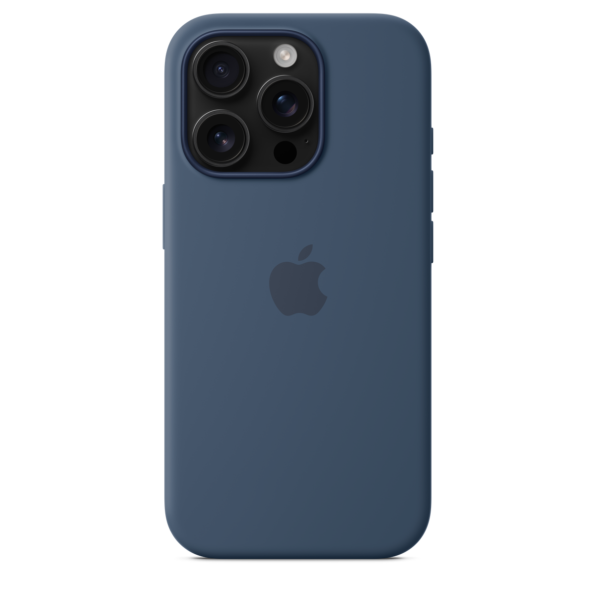 Funda de silicón con MagSafe para el iPhone 16 Pro - Azul denim