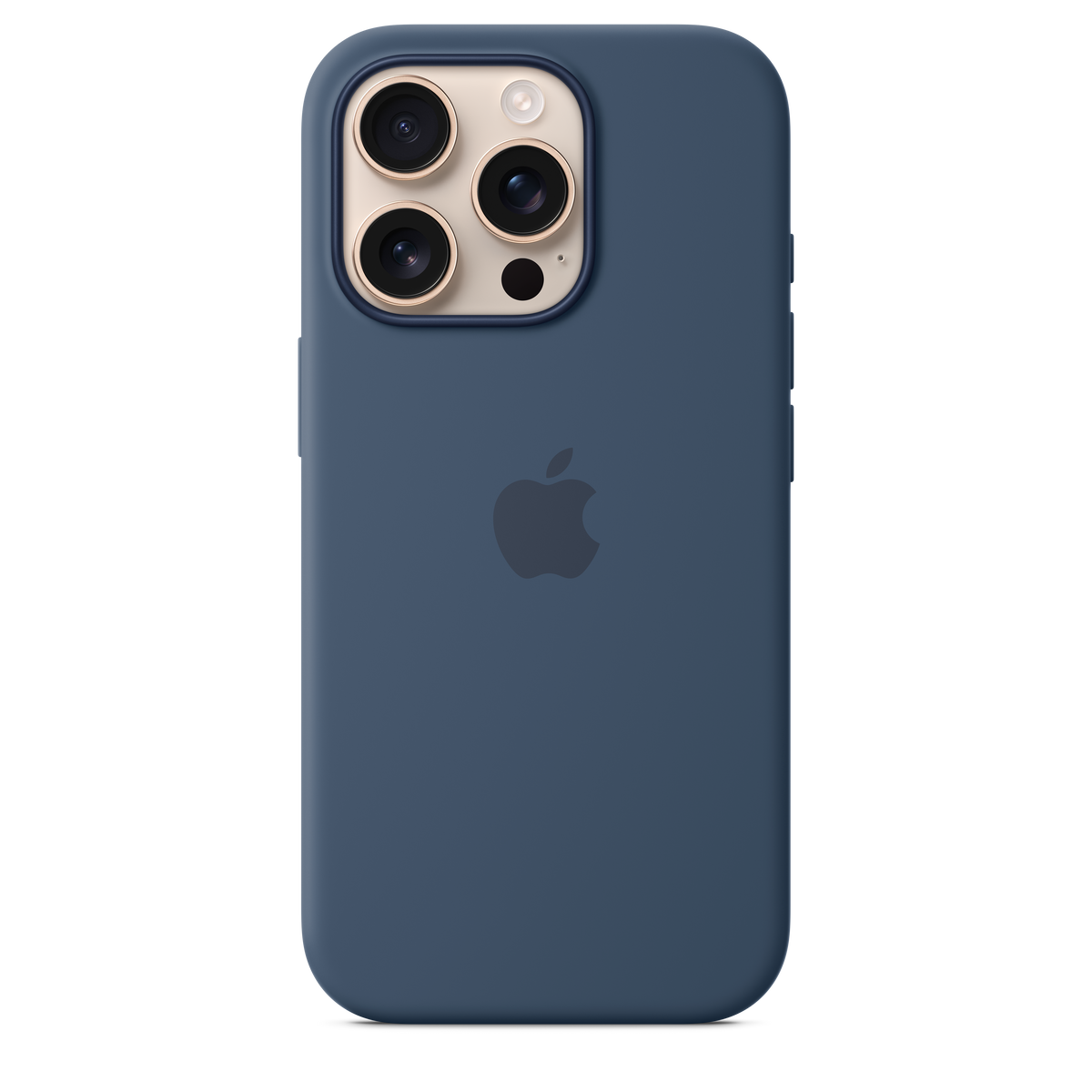 Funda de silicón con MagSafe para el iPhone 16 Pro - Azul denim