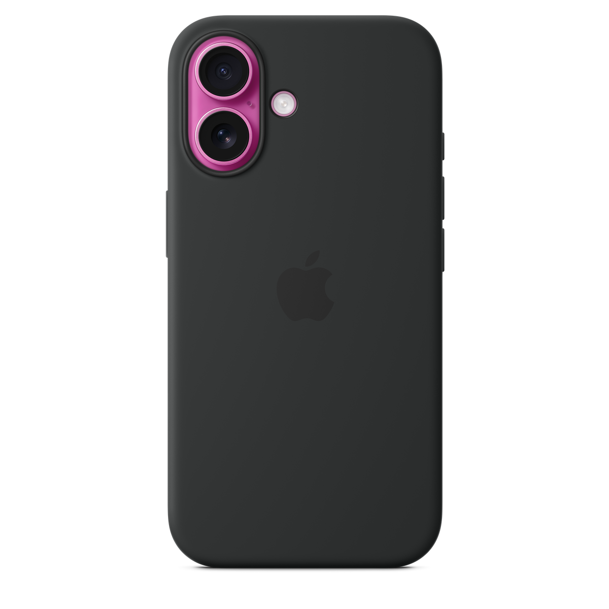 Funda de silicón con MagSafe para el iPhone 16 - Negro